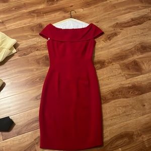 Badgley Mischka Red Dress - size 4